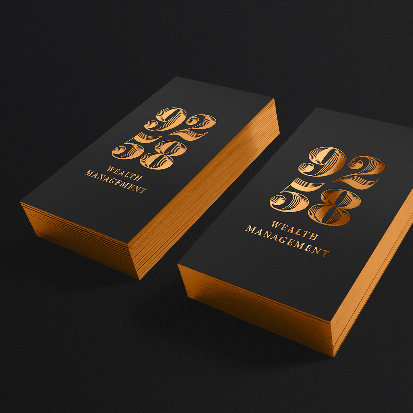 9258 Wealth Management business cards zoom