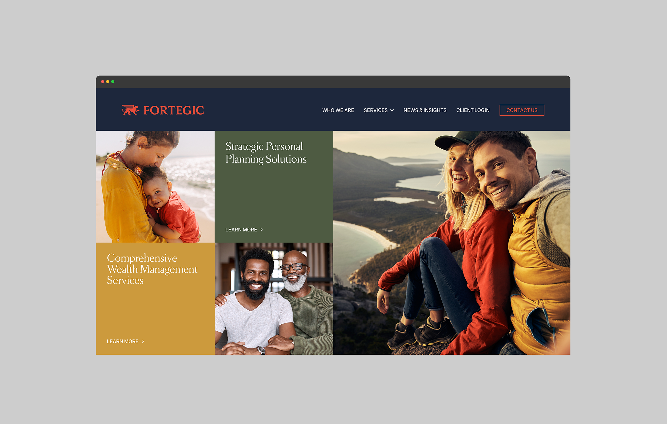 Fortegic website wealth planning