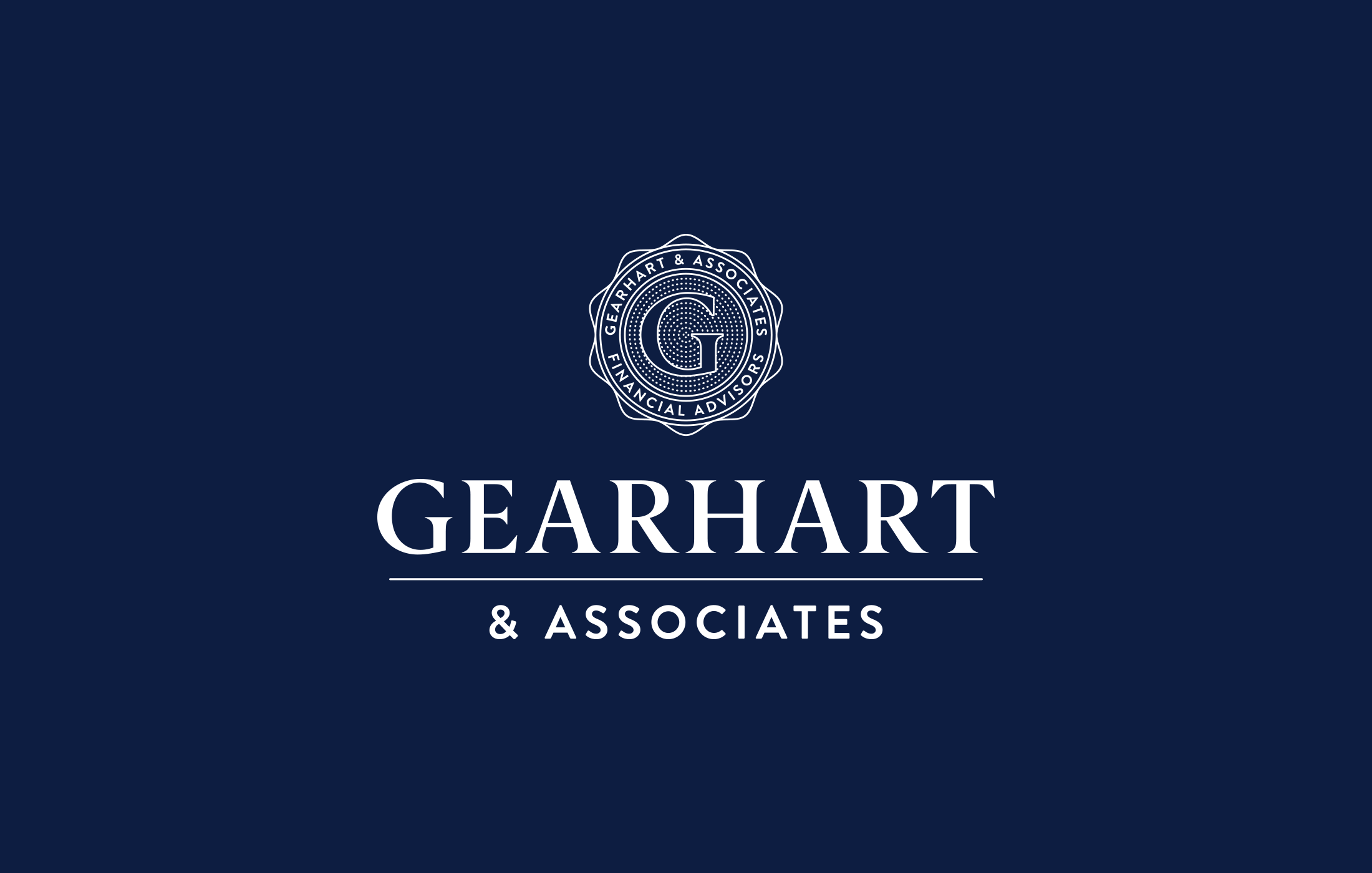 Gearhart & Associates financial advisory brand identity