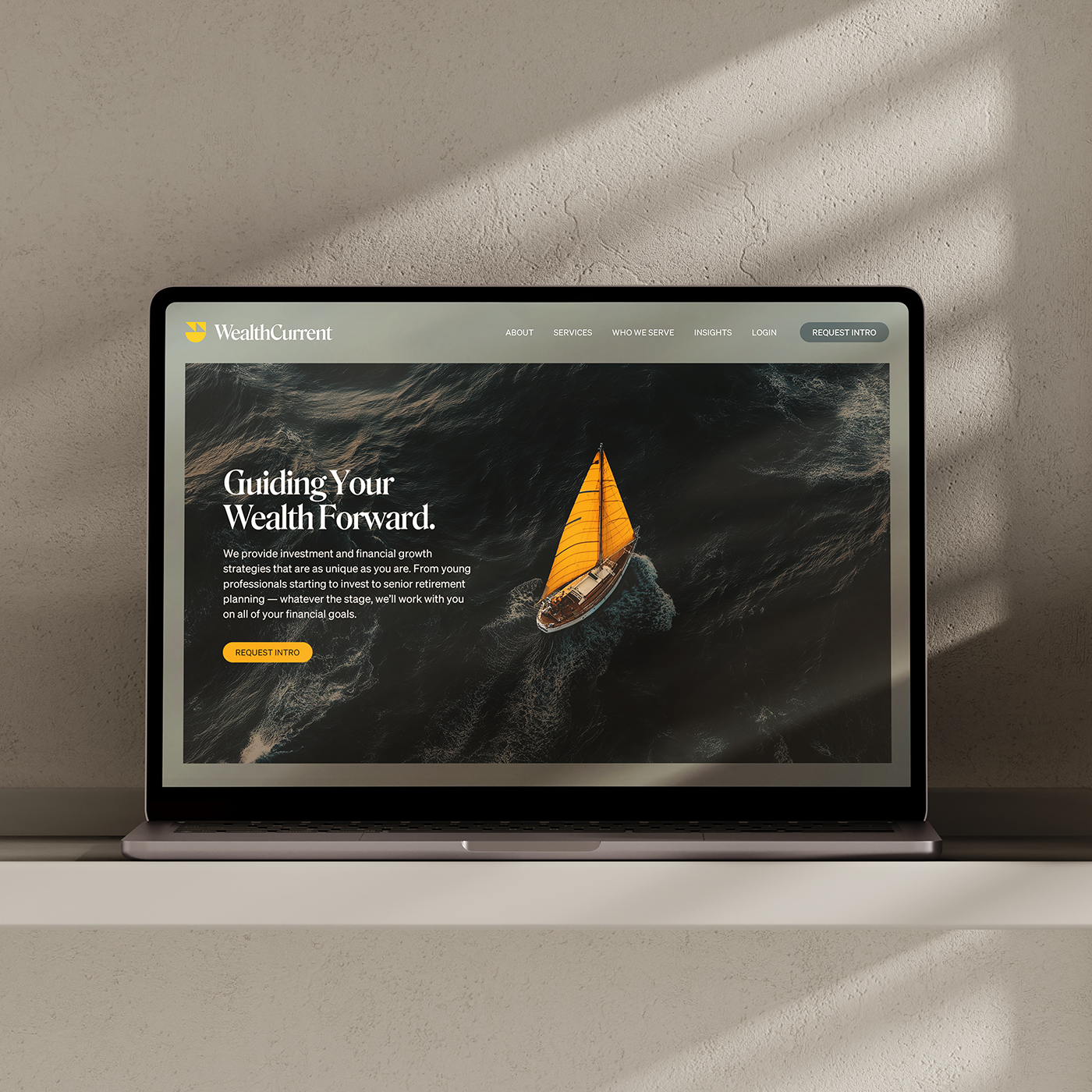 financial advisor website design